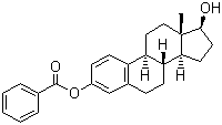 structure of CAS# 50-50-0, Estradiol benzoate;17beta-Estradiol benzoate; 1,3,5(10)-Estratriene-3,17b-diol 3-benzoate; 3,17b-Dihydroxy-1,3,5(10)-estratriene 3-benzoate