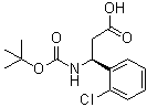 structure of CAS# 500770-73-0, (betaS)-2-Chloro-beta-[[(1,1-dimethylethoxy)carbonyl]amino]benzenepropanoic acid