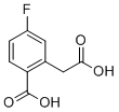结构式 CAS# 500779-09-9, 2-(羧甲基)-4-氟苯甲酸