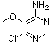 结构式 CAS# 5018-41-7, 4-氨基-6-氯-5-甲氧基嘧啶