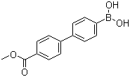 结构式 CAS# 501944-43-0, 4'-(甲氧羰基)联苯-4-硼酸