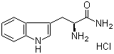 结构式 CAS# 5022-65-1, L-色氨酰胺盐酸盐