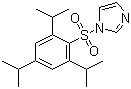 structure of CAS# 50257-40-4, 1-(2,4,6-Triisopropylphenylsulfonyl)imidazole;TPSI; 1-[(2,4,6-Triisopropylphenyl)sulfonyl]-1H-imidazole
