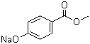 结构式 CAS# 5026-62-0, 尼泊金甲酯钠; 对羟基苯甲酸甲酯钠