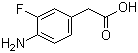 结构式 CAS# 503315-77-3, 4-氨基-3-氟苯乙酸
