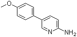 结构式 CAS# 503536-75-2, 5-(4-甲氧基苯基)-2-氨基吡啶