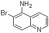 结构式 CAS# 50358-39-9, 5-氨基-6-溴喹啉