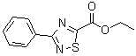 structure of CAS# 50483-79-9, 3-Phenyl-1,2,4-thiadiazole-5-carboxylic acid ethyl ester