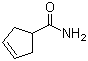 结构式 CAS# 50494-42-3, 环戊-3-烯甲酰胺