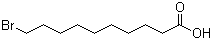 结构式 CAS# 50530-12-6, 10-溴癸酸