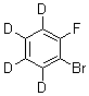 结构式 CAS# 50592-35-3, 四氘代邻溴氟苯