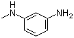 structure of CAS# 50617-73-7, N-Methyl-1,3-benzenediamine;N-Methyl-m-phenylenediamine