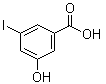 结构式 CAS# 50765-21-4, 3-羟基-5-碘苯甲酸