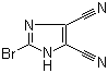 结构式 CAS# 50847-09-1, 2-溴-4,5-二氰基咪唑