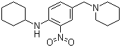 structure of CAS# 509094-05-7, N-Cyclohexyl-2-nitro-4-((piperidin-1-yl)methyl)benzenamine