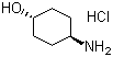structure of CAS# 50910-54-8, trans-4-Aminocyclohexanol hydrochloride;trans-4-Hydroxycyclohexylamine hydrochloride