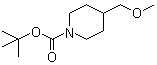 结构式 CAS# 509147-78-8, 4-(甲氧基甲基)-1-哌啶甲酸叔丁酯