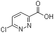 结构式 CAS# 5096-73-1, 6-氯哒嗪-3-羧酸; 6-氯哒嗪-3-甲酸