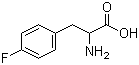 structure of CAS# 51-65-0, DL-4-Fluorophenylalanine;DL-3-(4-Fluorophenyl)alanine