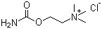 structure of CAS# 51-83-2, Carbachol;(2-Hydroxyethyl)trimethylammonium chloride carbamate; Carbamylcholine chloride