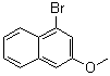 结构式 CAS# 5111-34-2, 1-溴-3-甲氧基萘