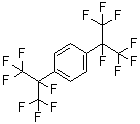 structure of CAS# 51114-12-6, 1,4-Bis[1,2,2,2-tetrafluoro-1-(trifluoromethyl)ethyl]benzene