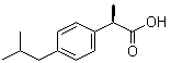 structure of CAS# 51146-57-7, (R)-Ibuprofen;(alphaR)-alpha-Methyl-4-(2-methylpropyl)benzeneacetic acid; R-(-)-p-Isobutylhydratropic acid; L-Ibuprofen