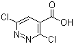 3,6-Dichloropyridazine-4-carboxylic acid molecular structure (CAS 51149-08-7)