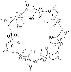 Heptakis(2,6-di-O-methyl)-beta-cyclodextrin molecular structure (CAS 51166-71-3)