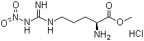 structure of CAS# 51298-62-5, N'-Nitro-L-arginine-methyl ester hydrochloride;H-Arg(NOZ)-OMe.HCl; L-NAME hydrochloride