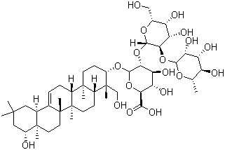 结构式 CAS# 51330-27-9, 大豆皂苷 Bb