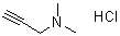 3-Dimethylamino-1-propyne hydrochloride molecular structure (CAS 51438-97-2)