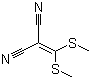 结构式 CAS# 5147-80-8, 2-[二(甲硫基)亚甲基]丙二腈