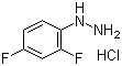 structure of CAS# 51523-79-6, 2,4-Difluorophenylhydrazine hydrochloride;1-(2,4-Difluorophenyl)hydrazine hydrochloride