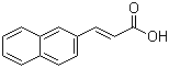 structure of CAS# 51557-26-7, 2-Naphthylacrylic acid;3-(2-Naphthyl)acrylic Acid
