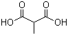 structure of CAS# 516-05-2, Methylmalonic acid;2-Methylpropanedioic acid