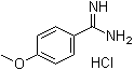 structure of CAS# 51721-68-7, 4-Methoxybenzamidine hydrochloride;p-Anisamidine hydrochloride; p-Methoxybenzamidine hydrochloride