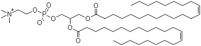 结构式 CAS# 51779-95-4, L-二芥酰卵磷脂; 1,2-二芥酰-sn-甘油-3-磷酰胆碱