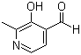 structure of CAS# 518306-10-0, 3-Hydroxy-2-methyl-4-pyridinecarboxaldehyde