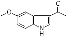 structure of CAS# 51843-22-2, 3-Acetyl-5-methoxyindole;1-(5-Methoxy-1H-indol-3-yl)ethanone