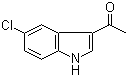 structure of CAS# 51843-24-4, 3-Acetyl-5-chloroindole;1-(5-Chloro-1H-indol-3-yl)ethanone