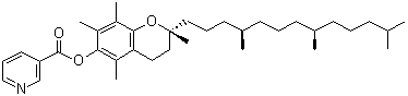 结构式 CAS# 51898-34-1, 生育酚烟酸酯; 维 E 烟酸酯
