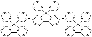 结构式 CAS# 518997-91-6, 2,2'':7'',2''''-三联-9,9'-螺双[9H-芴]