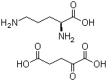 L-Ornithine 2-oxoglutarate molecular structure (CAS 5191-97-9)