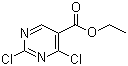 结构式 CAS# 51940-64-8, 2,4-二氯-5-嘧啶甲酸乙酯