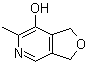 1,3-Dihydro-6-methyl-furo[3,4-c]pyridin-7-ol molecular structure (CAS 5196-20-3)