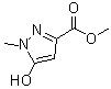 结构式 CAS# 51985-95-6, 5-羟基-1-甲基-1H-吡唑-3-羧酸甲酯
