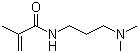结构式 CAS# 5205-93-6, N-(3-二甲氨基丙基)甲基丙烯酰胺