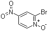 结构式 CAS# 52092-43-0, 2-溴-4-硝基吡啶 N-氧化物