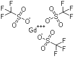 结构式 CAS# 52093-29-5, 三氟甲磺酸钆(III)